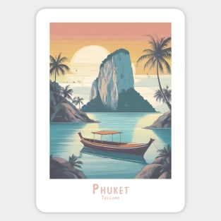 Phuket in Thailand Sunset Serenity Sticker